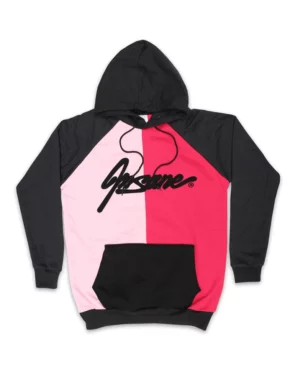 Hoodie Bicolor fiusha/ rosa