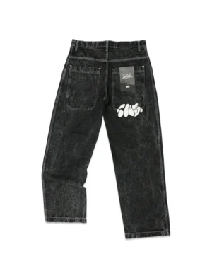 Baggy Jeans Acid Wash Tag