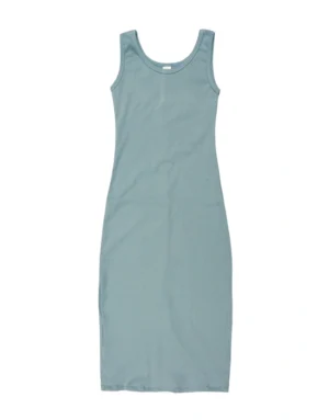 Vestido Midi Ins Celeste
