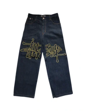 Baggy Jeans Full Tag gold