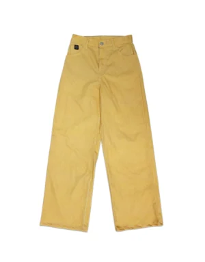 Wide Leg Denim Yellow Candy